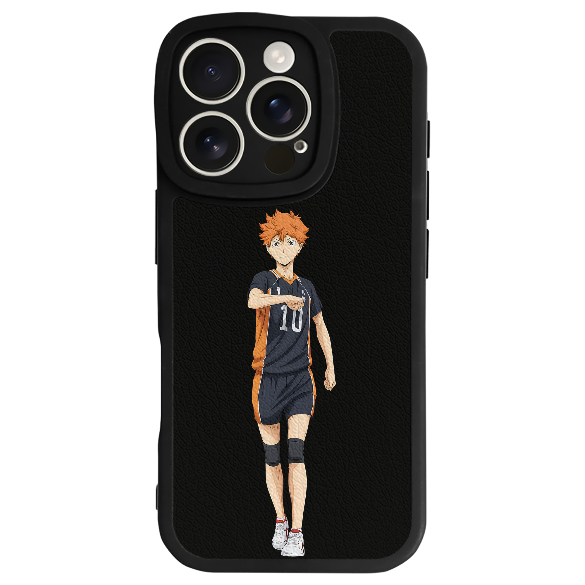 （画像用） ハイキュー!! Haikyu!! 【iPhone 16シリーズ対応】シリコンスマホケース（レザー調） 材質：シリコン